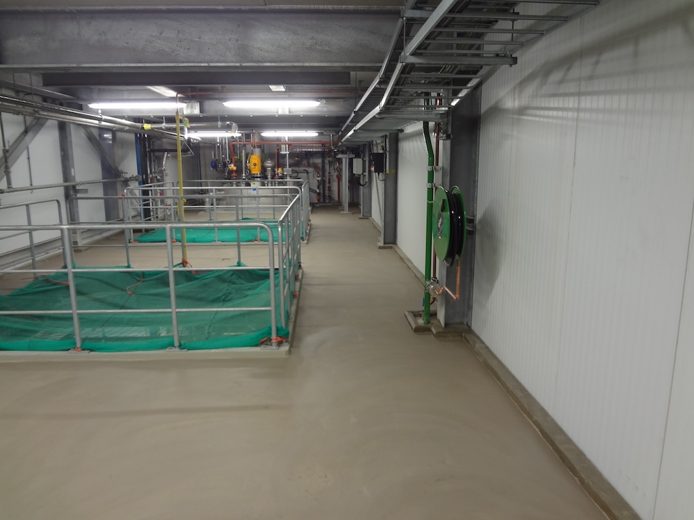 Vloeistofdichte kunststof vloeren